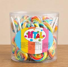 Rainbow Lollipops Jar (50 x 12g)