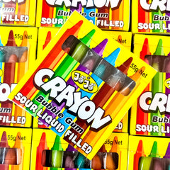 Jojo Crayon Bubble Gum 55g x 12