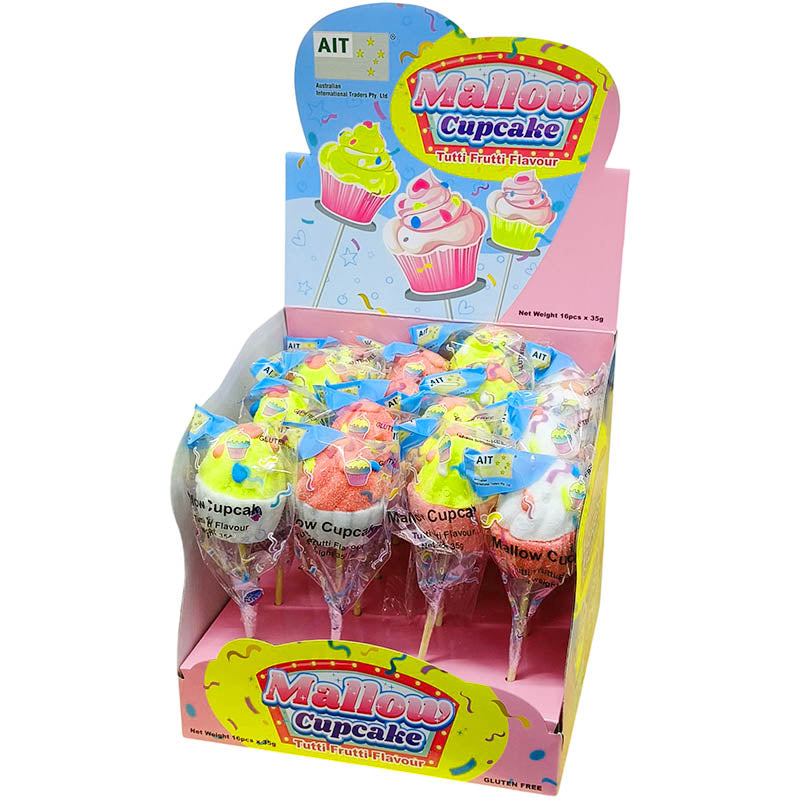 Mallow Cupcake 35g x 16