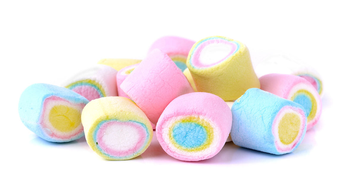 Marshmallow Rainbow Tube & Twist 800g x 8kg