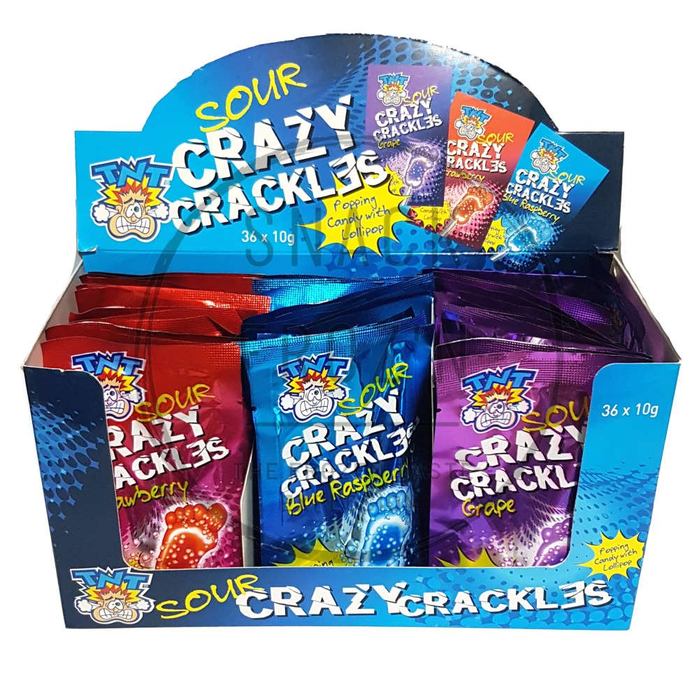 TNT Sour Crazy Crackles 10g x 36