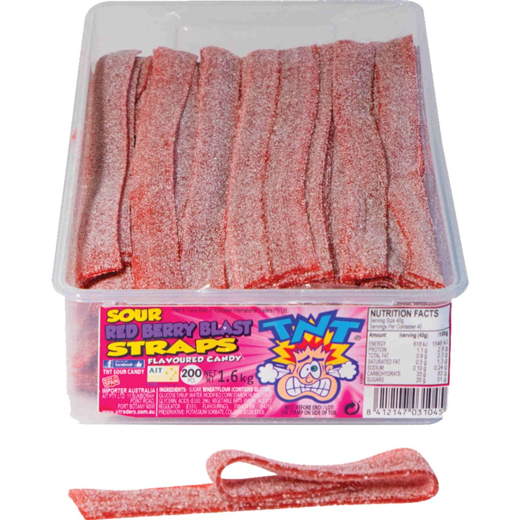 TNT Sour Straps 200 Pcs