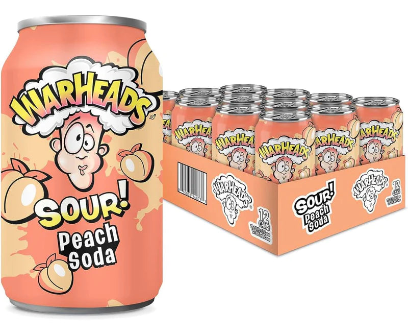 Warheads Drink Sour Peach x 24