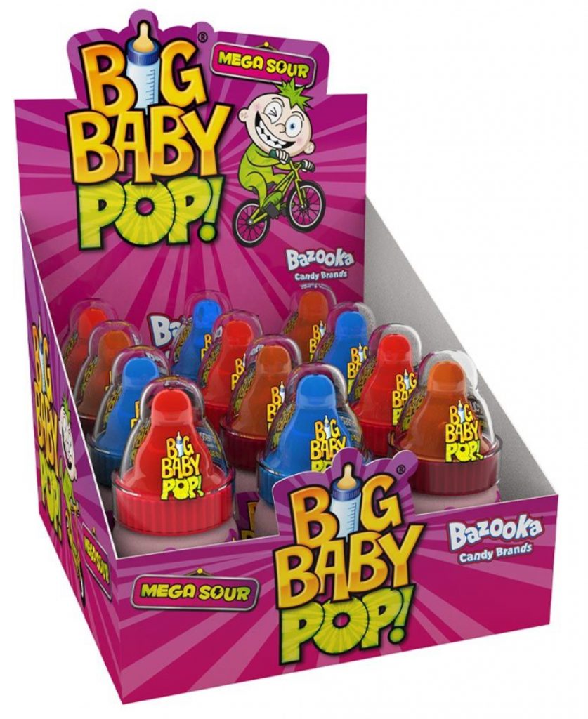 Big Baby Sour Pops 30g x 12