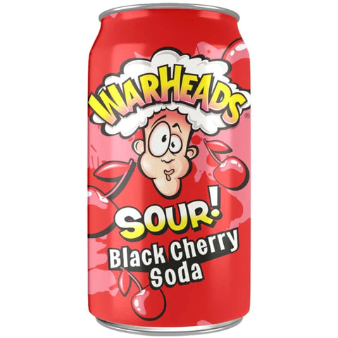 Warheads Drink Sour Black Cherry x 12