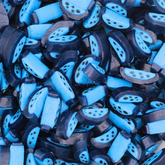 Chunky Licorice Blue Rasp Slices x 1.45kg