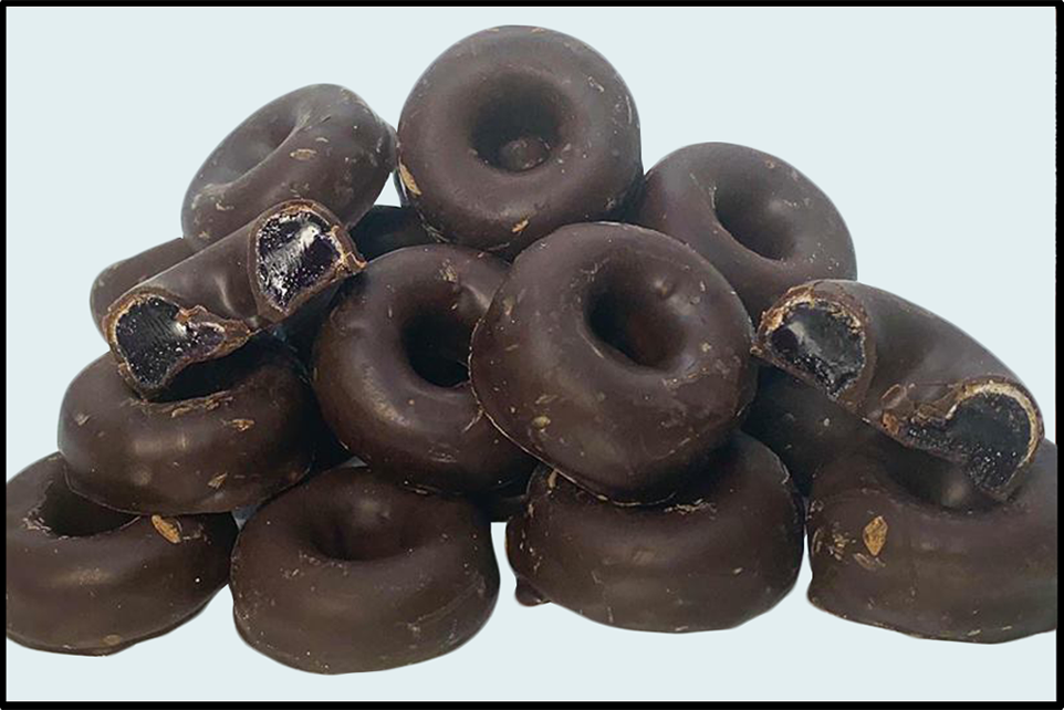 Dark Chocolate Aniseed Rings x 6kg – Horse Torque & Lollies