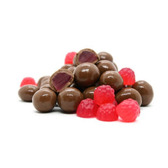 Everfresh Milk Choc Raspberries x 8kg