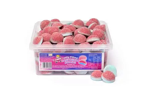 Jelly Filled Raspberries 1 kg Tubs