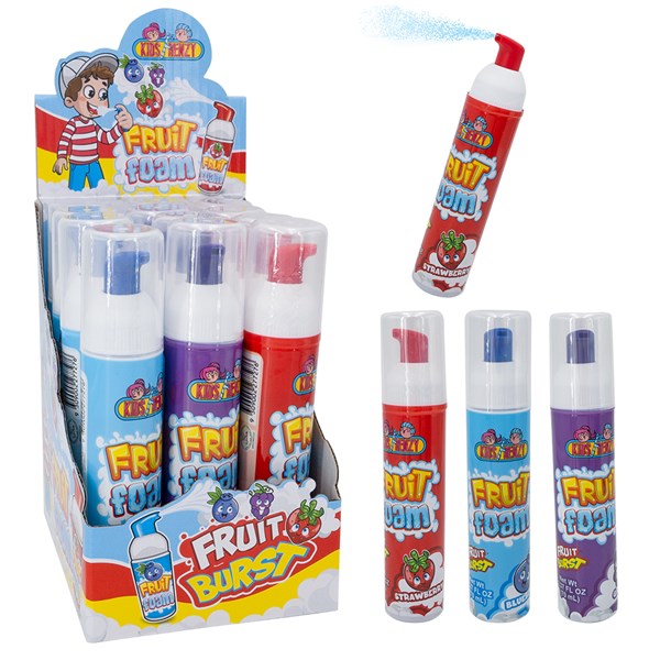 Kids Frenzy Fruit Foam 70ml x 12