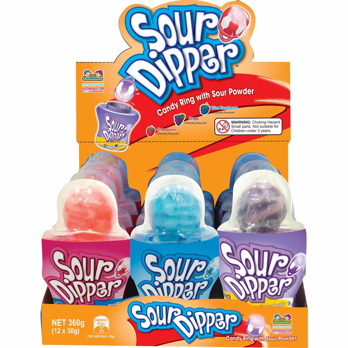 Kidsmania Dubble Sour Dip x 12