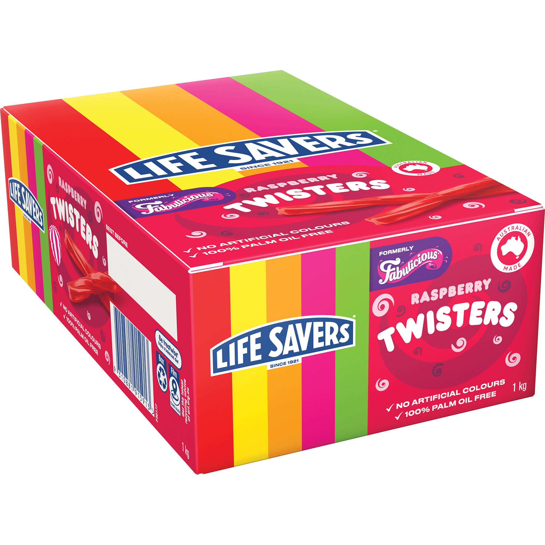 Life Savers Raspberry Twisters 40g x 24