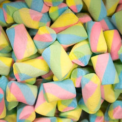 Marshmallow Rainbow Tube & Twist 800g x 8kg
