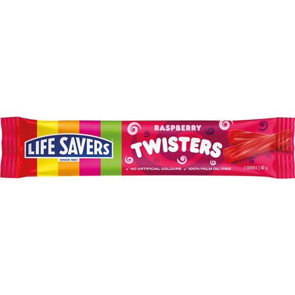 Life Savers Raspberry Twisters 40g x 24