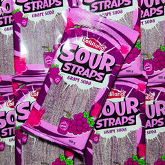 Sour Straps Grape 160g x 12