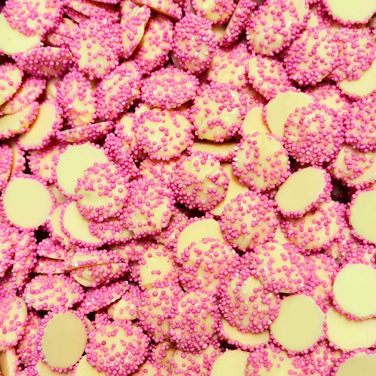 White Speckles With Pink Toppings x 2.5kg