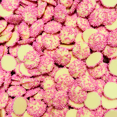 White Speckles With Pink Toppings x 2.5kg