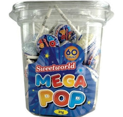 Sweetworld Mega Pops 31g x 60