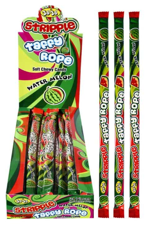 Jojo Taffy Rope Strawberry & Watermelon  x 24