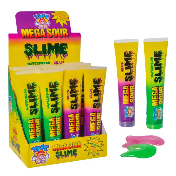 TNT Sour Slime Watermelon Grape x 12