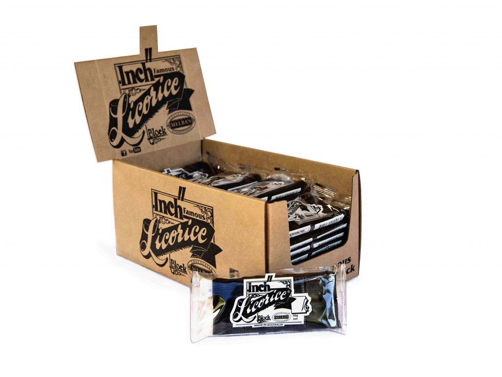 Inch Licorice Blocks x 40