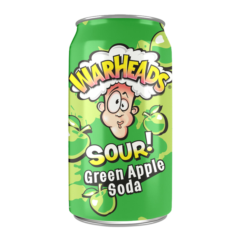 Warheads Drink Sour Green Apple x 12