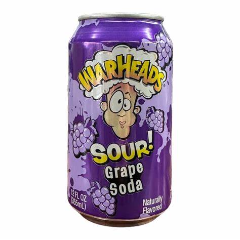 Warheads Drink Sour Grape x 12
