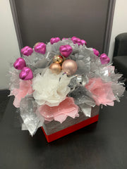 Flower Boxes with 12 pcs choc.