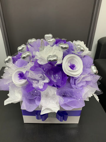 Flower Boxes with 12 pcs choc.