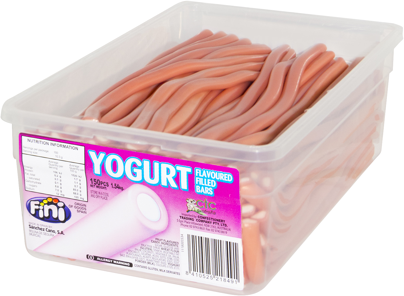 Fini Yogurt Bars 150s no lid