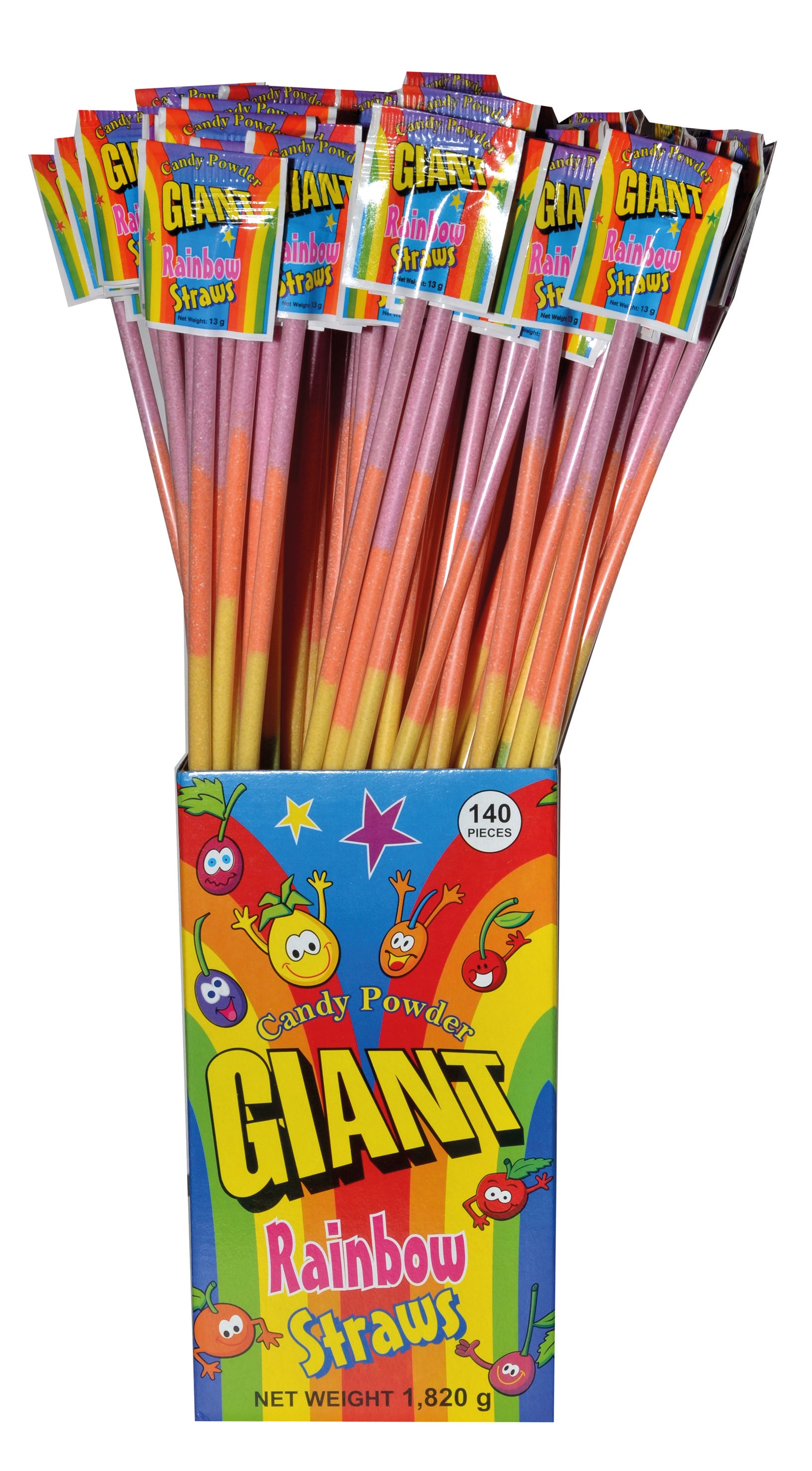 Giant Rainbow Straws