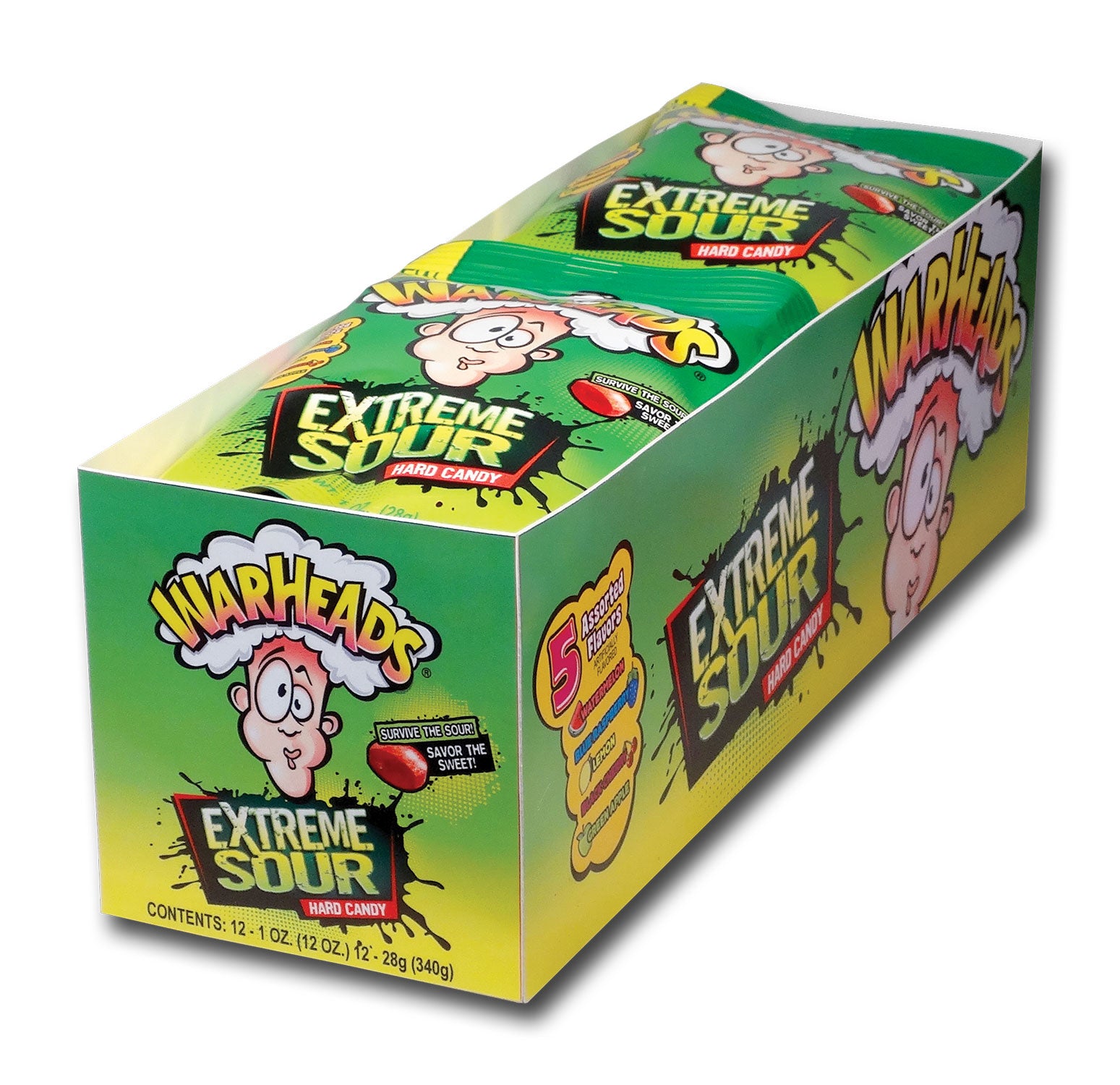 Warheads Extreme Sour 28g x 12